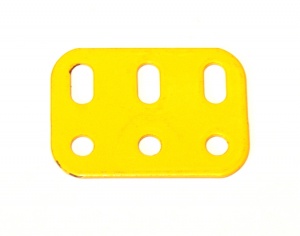 103h Flat Girder 3 Hole French Yellow Original