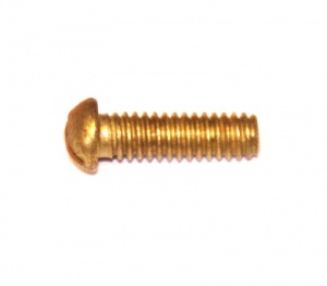 111a Slotted Dome Head Bolt '' (13mm) Brass Original