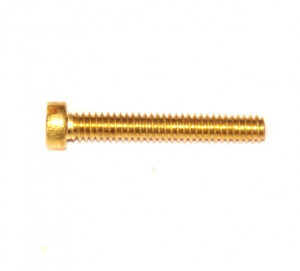 111e Slotted Cheesehead Bolt 1'' (25mm) Brass