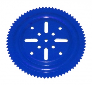 168b Thrust Bearing Toothed Disk 4'' Blue
