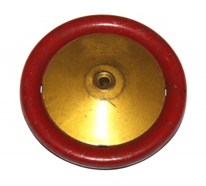 187 Road Wheel 2'' Metal Red / Gold Original