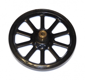 19a Spoked Wheel 3'' Black Original