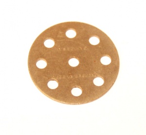 24a Wheel Disk 8 Hole Nickel Original
