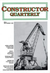 Constructor Quarterly September 1989