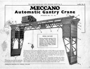 L10 10.10 Automatic Gantry Crane