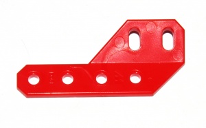 D051 Obtuse Semi-Angle Girder 2'' Right Red Plastic Original