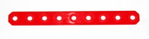 D110 Flexible Plastic Strip 9 Hole Red Original