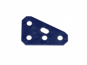 D281 Triangular Flexible Plate 1'' x 1'' Blue Plastic Original