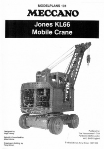 MP101 Jones KL66 Mobile Crane