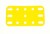 188 Flexible Plate 5x3 French Yellow Original