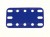 194 Flexible Plastic Plate 5x3 Blue Original