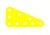 221 Flexible Triangular Plate 5x3 French Yellow Original