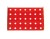 53 Flanged Plate 7x5 Mid Red Original
