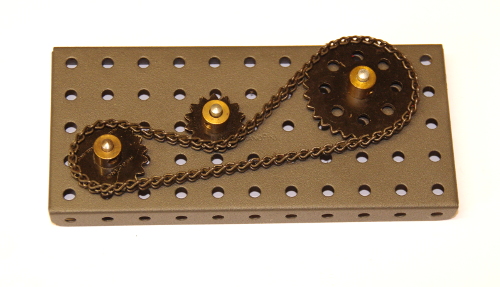 Meccano chain drive