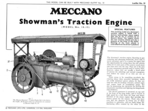 L15 10.15 Showman's Traction Engine Reprint