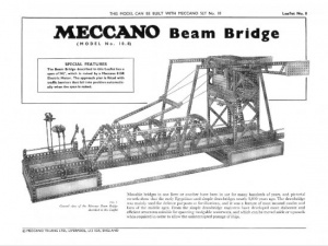 Meccano Model Plan 10.11 Automatic Snow Loader 