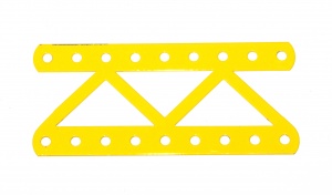 100a Single Braced Girder 9 Hole French Yellow Used