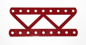 100a Single Braced Girder 9 Hole Red Used