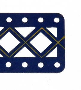 100DC Double Braced Girder 11 Hole Blue and Gold Original