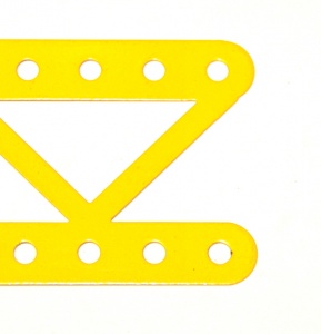 100 Single Braced Girder 11 Hole French Yellow Open Ends Ogl.