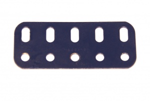 103f Flat Girder 5 Hole Dark Blue Original