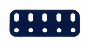 103f Flat Girder 5 Hole Dark Blue Used