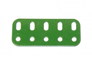 103f Flat Girder 5 Hole Green