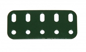 103f Flat Girder 5 Hole Metallus Green