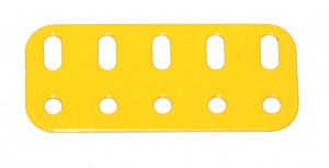 103f Flat Girder 5 Hole UK Yellow Original
