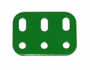103h Flat Girder 3 Hole Light Green
