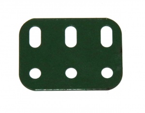103h Flat Girder 3 Hole Metallus Green