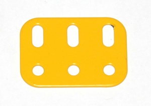 103h Flat Girder 3 Hole UK Yellow Original