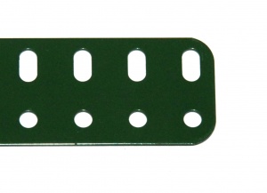 103j Flat Girder 13 Hole Metallus Green