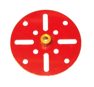 109 Face Plate 2½'' Red Repainted