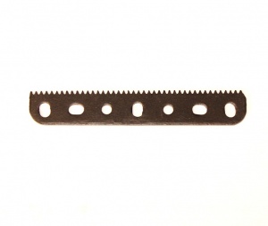 110 Rack Strip 7 Hole Black