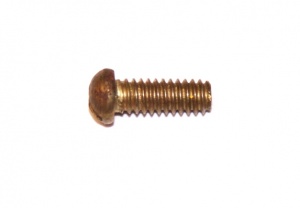 111c Slotted Dome Head Bolt 3/8'' (10mm) Brass Original