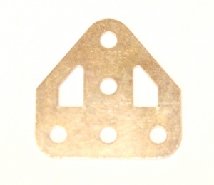 126a Flat Trunnion Zinc