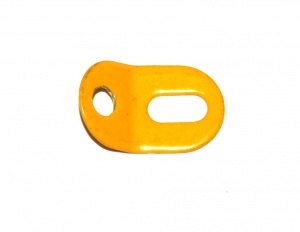 12c Obtuse Angle Bracket 1x1 UK Yellow Original