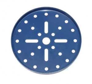 137b Wheel Flange 3½'' Diameter Blue