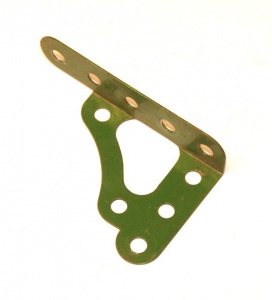 139a Flanged Bracket LH Green Repainted
