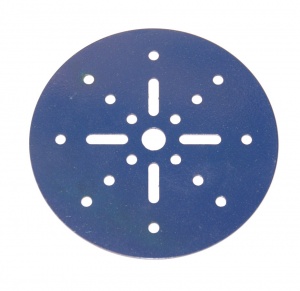146a Circular Plate 4'' Diameter Blue