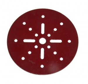146a Circular Plate 4'' Dark Red Original