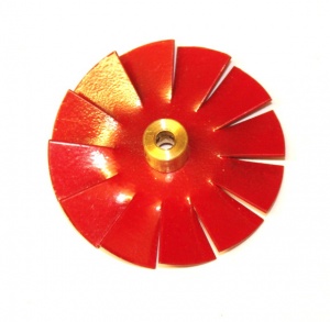 157 Fan 2'' Red