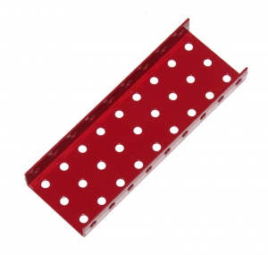 160e Channel Girder 1x3x1 9 Hole Red