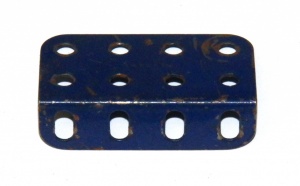 161 L Girder 4 Hole 1930s Blue Original