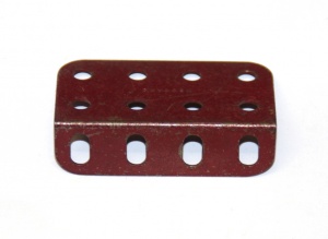 161 L Girder 4 Hole Dark Red Original