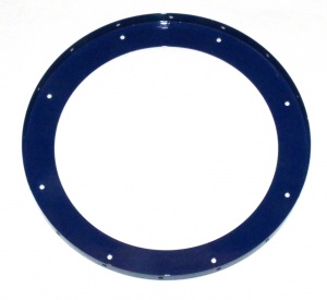167b Large Flanged Ring Dark Blue Original