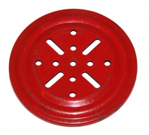 168a Thrust Bearing Flanged Disk 4'' Red Repainted