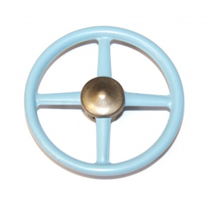 185 Steering Wheel 1'' Light Blue Original