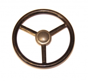 185a Steering Wheel 2½'' Black Original